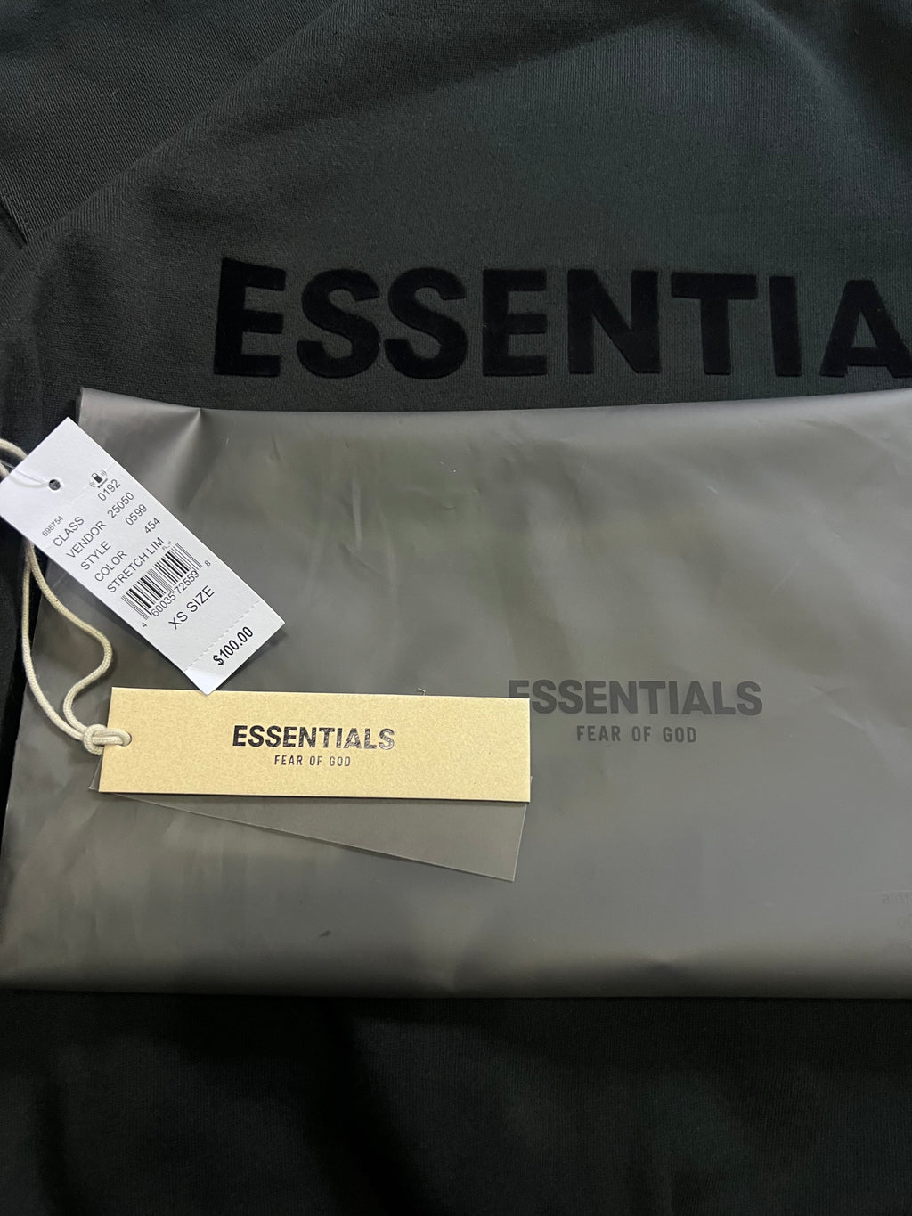 Essentials Stretch Limo Hoodie / NEW